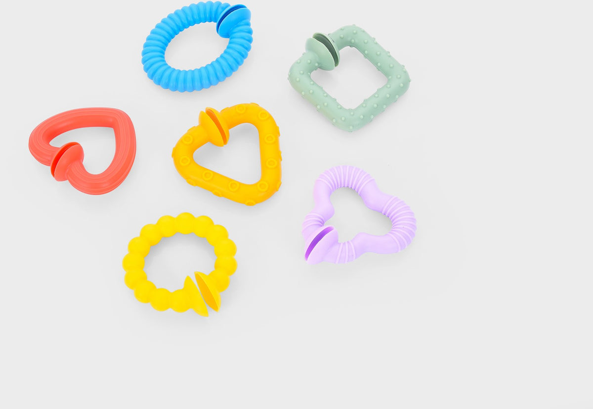 Tickit SiliSoft Pop Loops - Regenboog