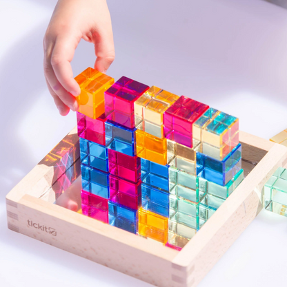 Tickit®  Edelsteen Kubus Spiegeltray