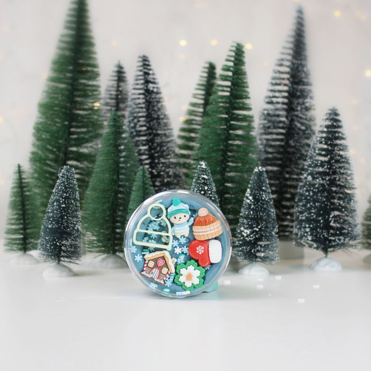 Natuurlijk speeldeeg Winter Fun Surprise Pot