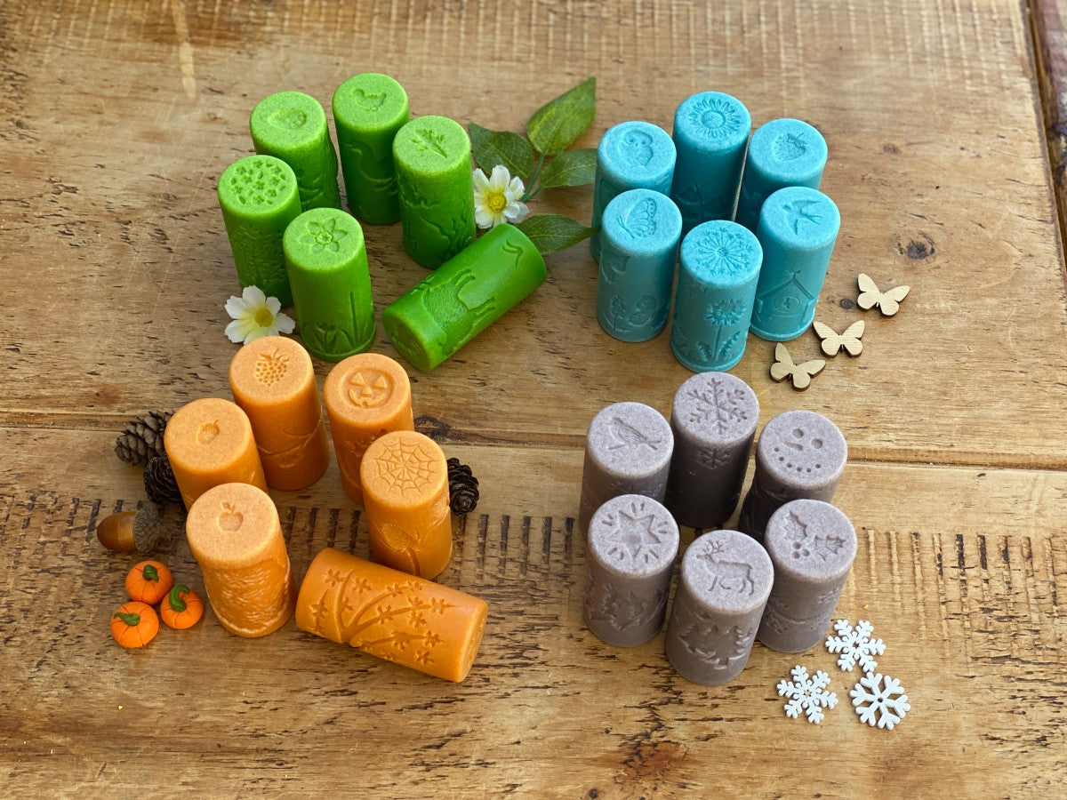 Yellow Door Seizoenen Rollers – 24 kleirollers voor lente, zomer, herfst en winter
